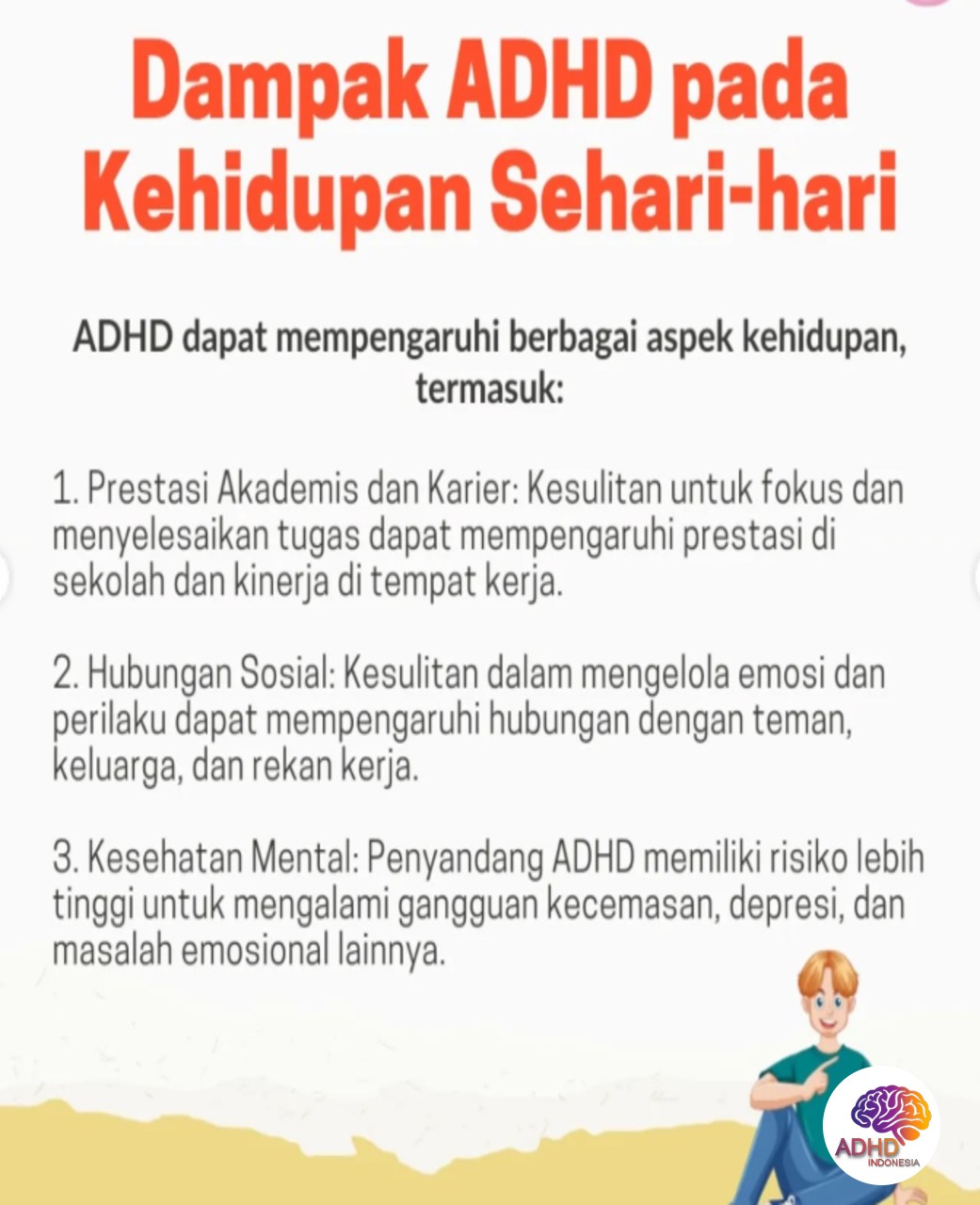 ADHD dan Hubungan Sosial Anak di Lingkungan Sekolah di Kabupaten Gunung MAS